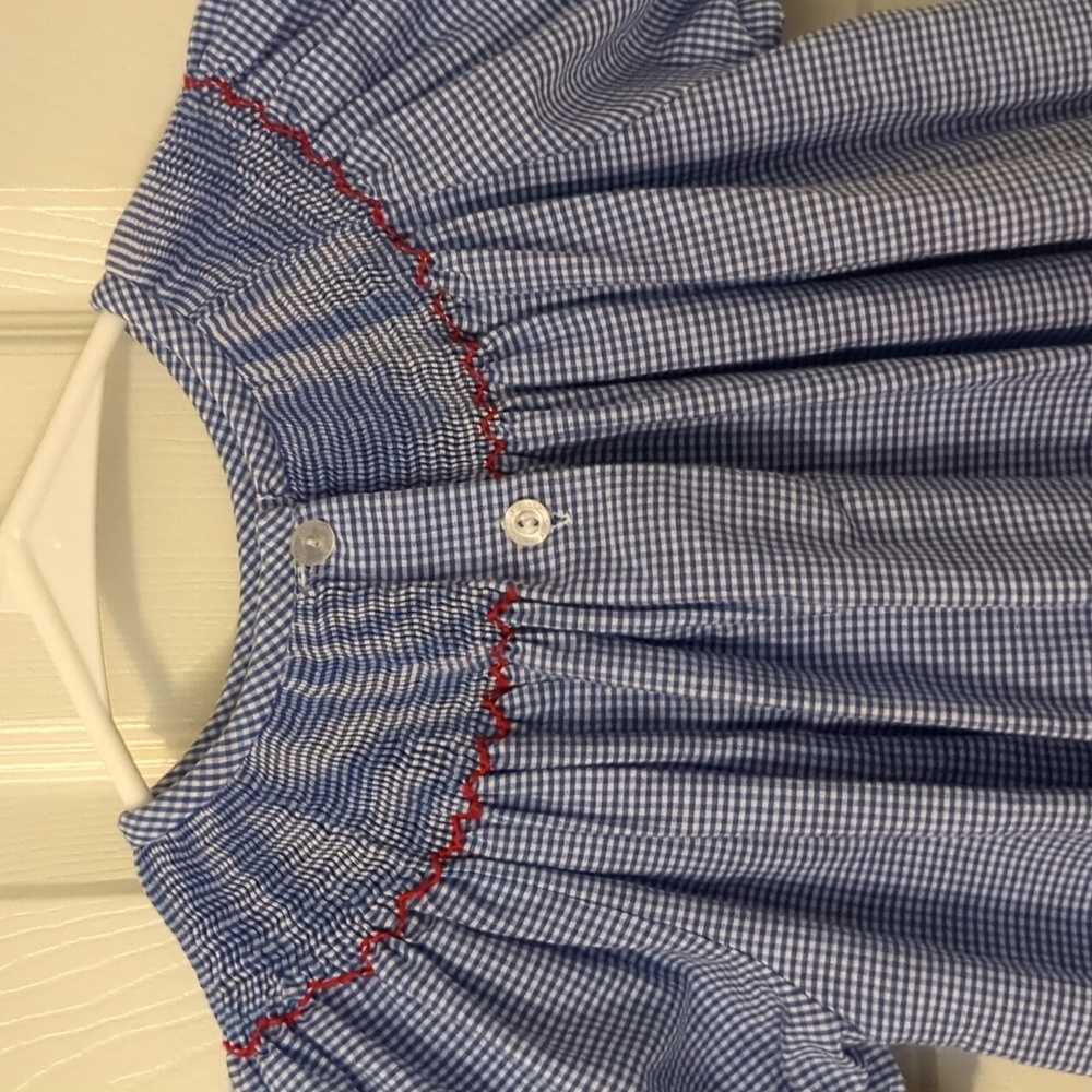 Silly Goose Back to School Smocked Dress - Picture 5 of 7